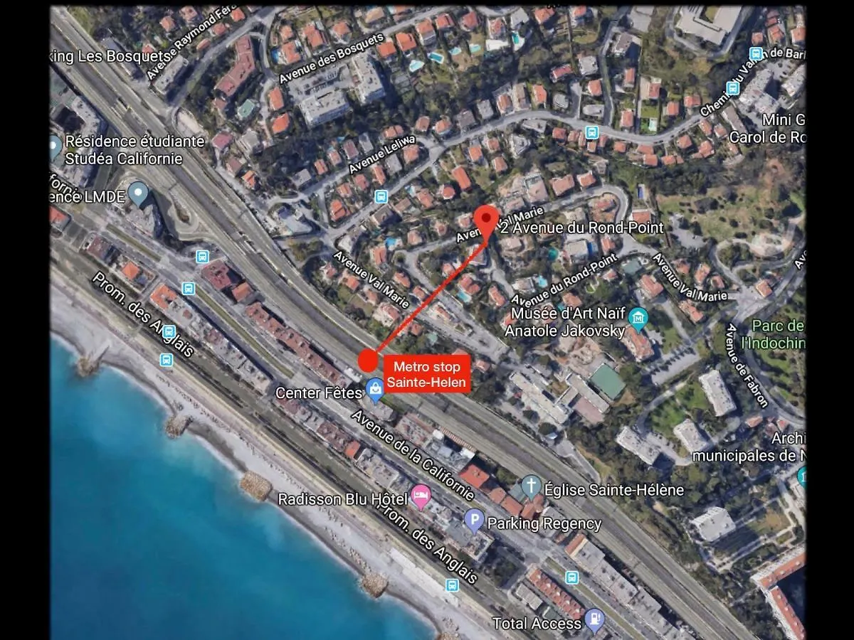 Rond-Point Apartment Nizza Frankreich